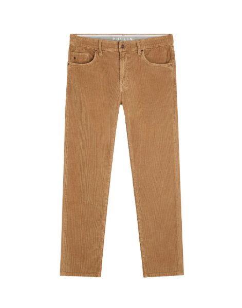 Pantalon Regular Velours Roylatte de chez PULLIN