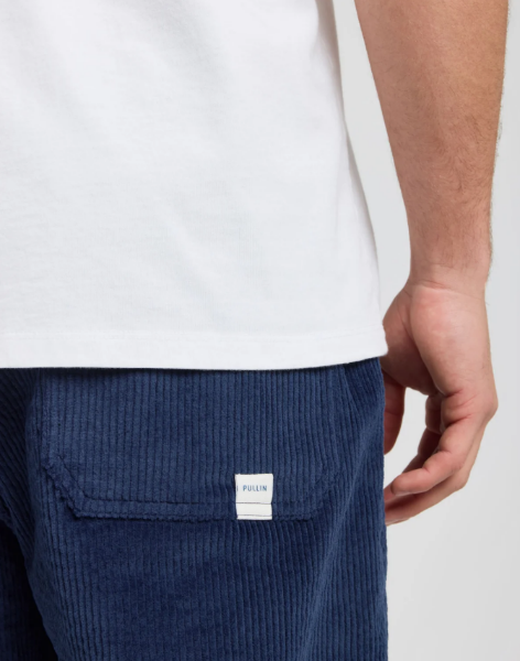Pantalon Loose Velours Roydeepblue de chez PULLIN