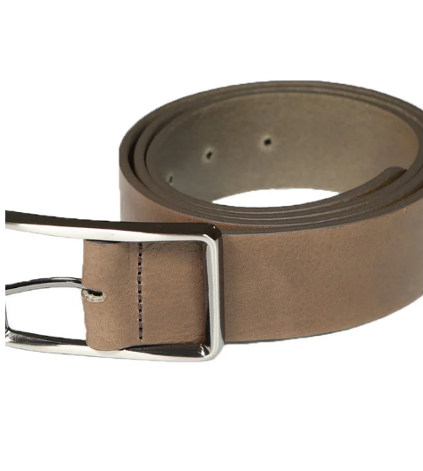 CEINTURE EN CUIR OTELO TAUPE de chez Monsieur Charli