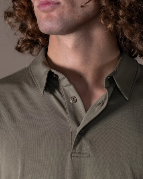 POLO ANONYM APPAREL Polo décontracté à col boutonné en jersey