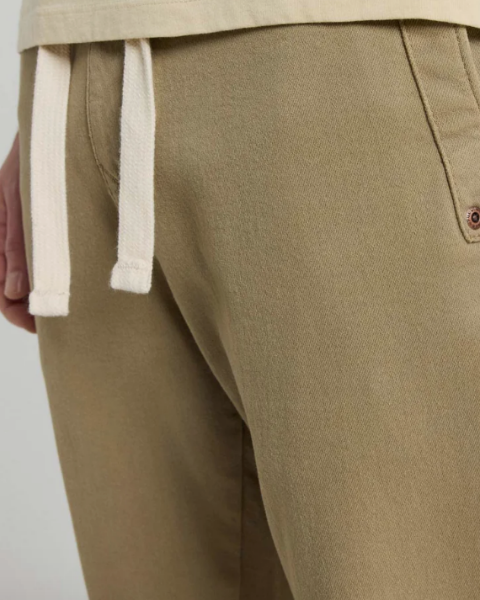 Pantalon Loose PULLIN  Wonka coupe ample toile teintée Couleur : Beige