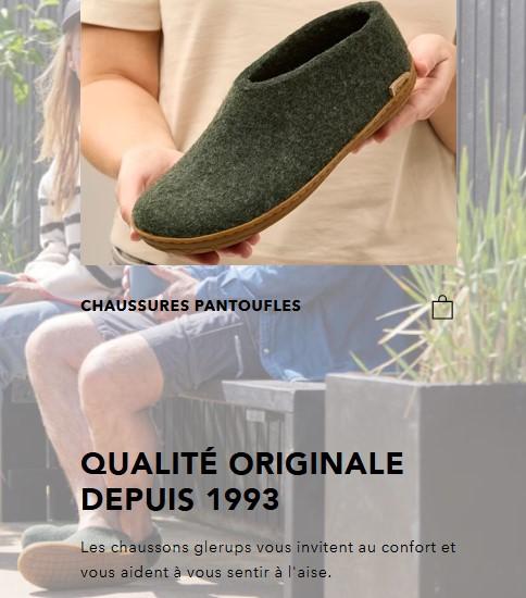 Pantoufles de qualité supérieure 100 % naturelles  5 couches de feutre