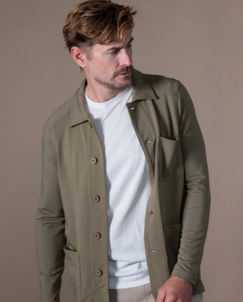 VESTE ANONYM APPAREL Veste workwear en molleton non gratté touché seconde peau