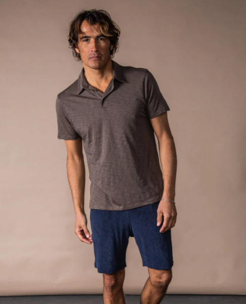 POLO ANONYM APPAREL Polo décontracté à col boutonné en jersey