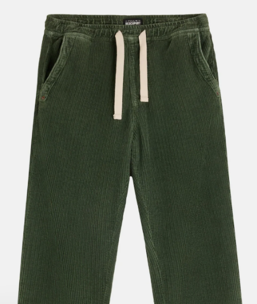 Pantalon Loose PULLIN Fourleaf Couleur : Vert kaki