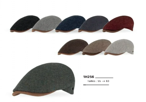 Casquette unie en lainne de chez FLECHET
