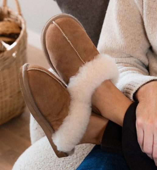Pantoufles de qualité supérieure 100 % naturelles fabriqué en Suède