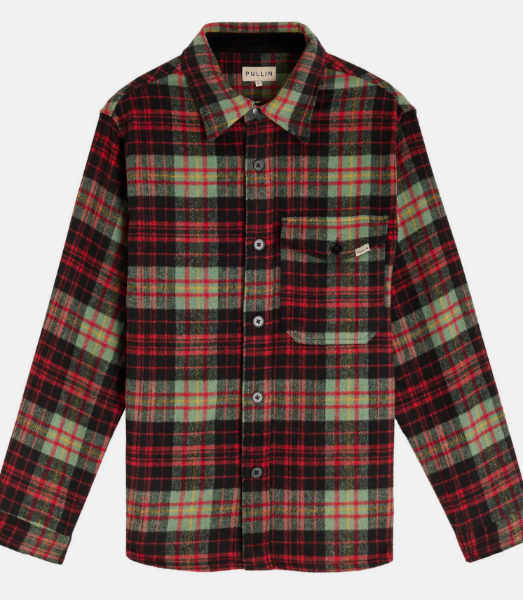 Surchemise Over Darkred COULEUR : ROUGE de chez PULLIN
