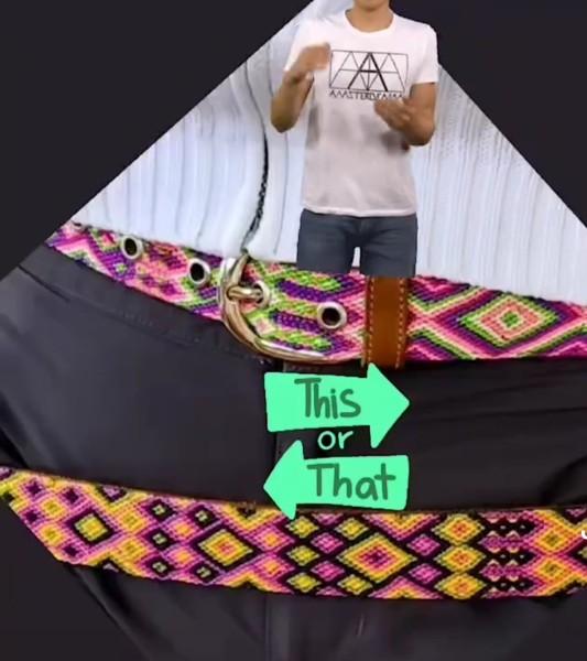 ceintures artisanale Ahorasi un véritable savoir faire ethenique.