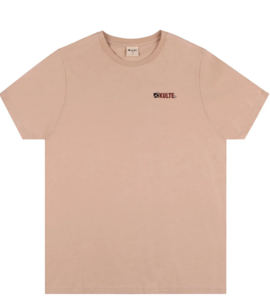 T-SHIRT KULTE DELIVERY BEIGE 100 % coton organic et made in Portugal