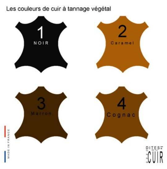 Porte clefs Ethan ARGENT Porte clefs en cuir lisse à tannage végétal avec message 