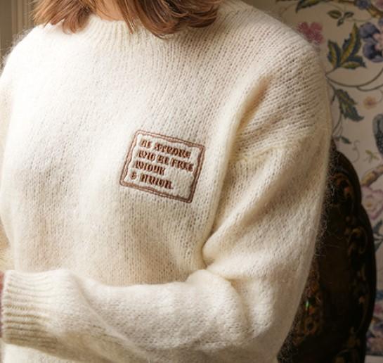 pull tout doux de chez anouk et ninon .pauline