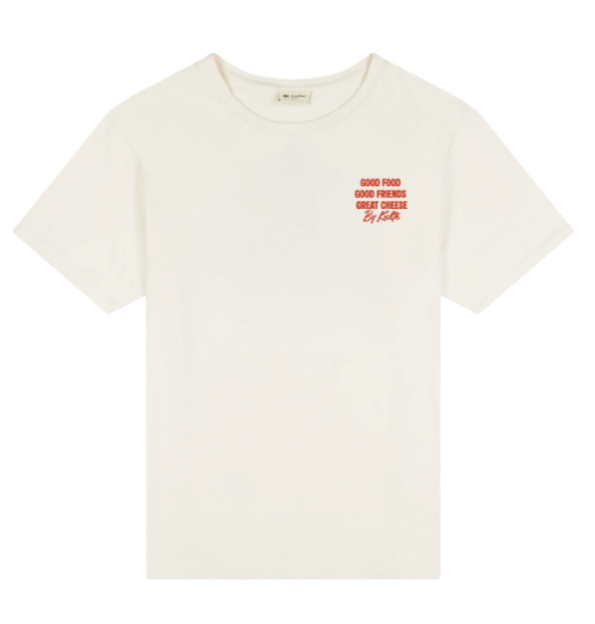 T-SHIRT CHEESE OFF WHITE de chez KULTE