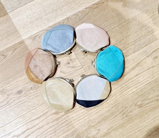 Grand porte monnaie en cuir Mila Louise modèle Oro .