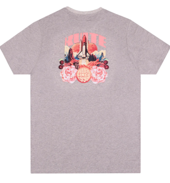 T-SHIRT KULTE INVADERS GREY 100 % coton organic et made in Portugal