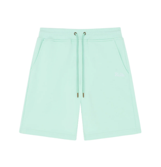 JOG SHORT SCRIPT VERT MENTHE de chez KULTE au toucher ultra-doux