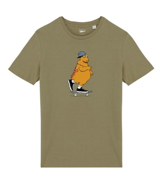 Tee-shirt Océan Park Casimir skateur olive 