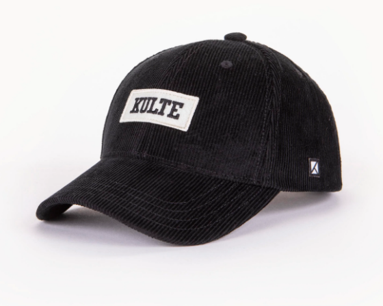  CASQUETTE VELOURS NOIR de chez KULTE