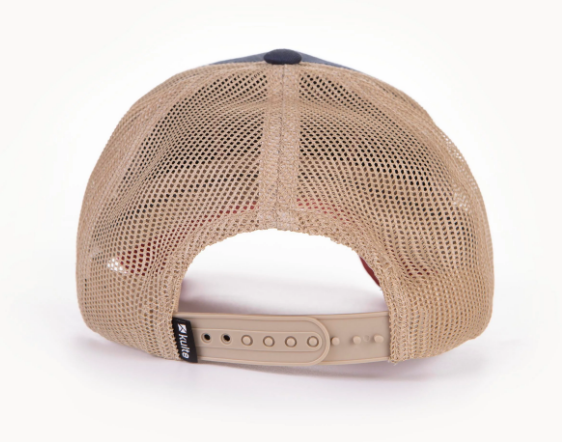 CASQUETTE MOTIF RUNNING NAVY de chez KULTE