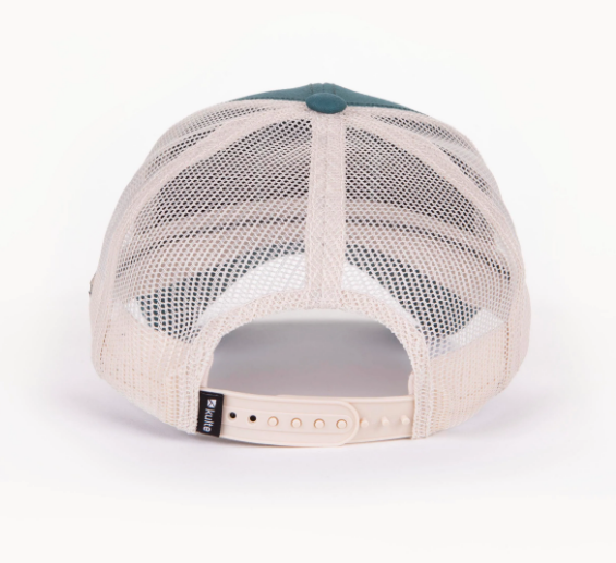 Casquette KULTE Sea, Fish & Fun – Bleu Pétrole Vert d'Eau de chez KULTE