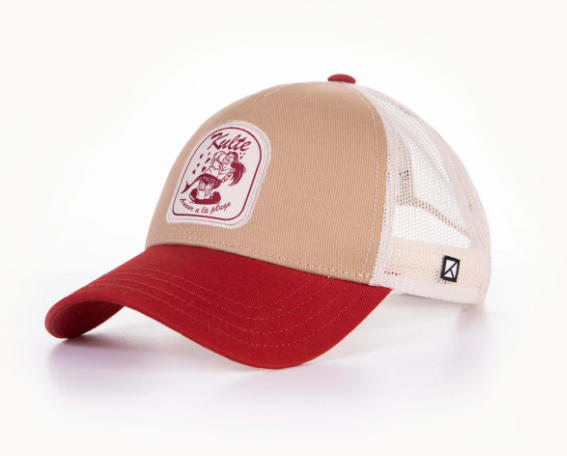 CASQUETTE MOTIF SIRENE BEIGE de chez KULTE