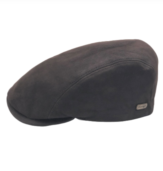 Casquette en cuir marron Aurega NAPOLI cuir