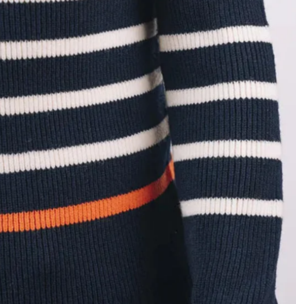 Pull CEZEMBRE Pull CHEVRETS Rayé (Mixte) Fabriqué à Saint-Malo chez 3D-TEX