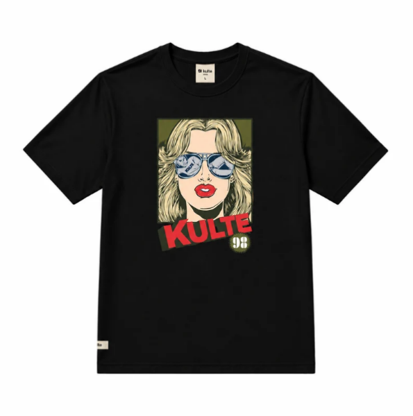 T-SHIRT WTF NOIR de chez KULTE