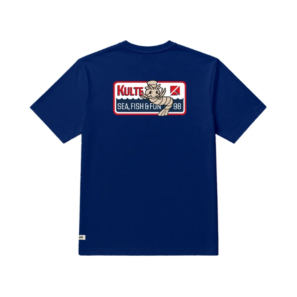 T-SHIRT BUBBA BLEU MARINE de chez KULTE