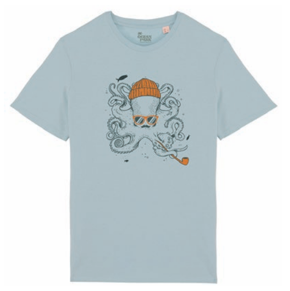 Tee Octopus Bleu de chez OCEAN PARK