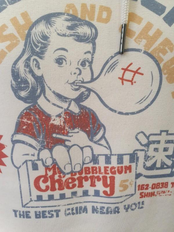 Sweat à capuche BUBBLEGUM RAW de chez SKULLS MACHINE
