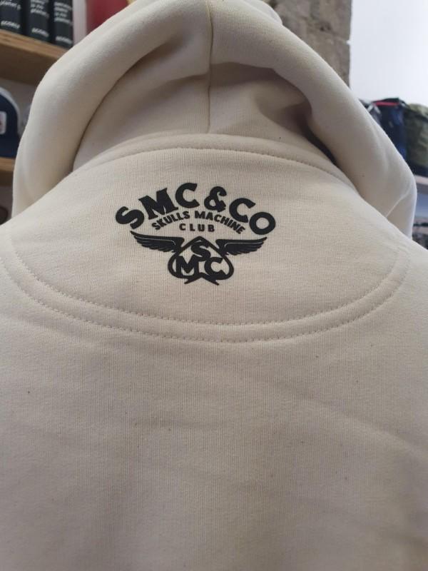 Sweat à capuche BUBBLEGUM RAW de chez SKULLS MACHINE