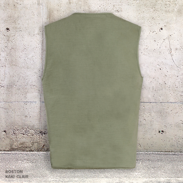 Gilet workwear zippé BOSTON de chez SKULLS MACHINE