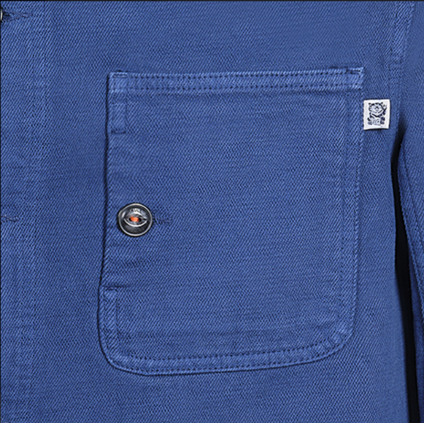 VESTE WORKWEAR INDIGO de chez SKULLS MACHINE