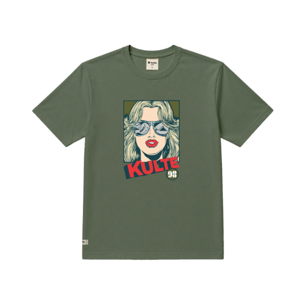 T-SHIRT WTF KAKI de chez KULTE