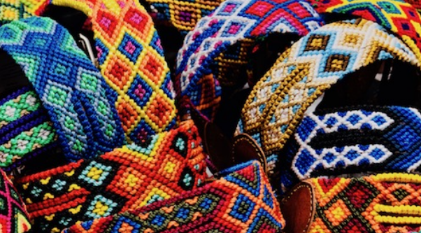 Ceinture AHORASI tressées sur cuir, savoir faire ethnique à l'élégance Française