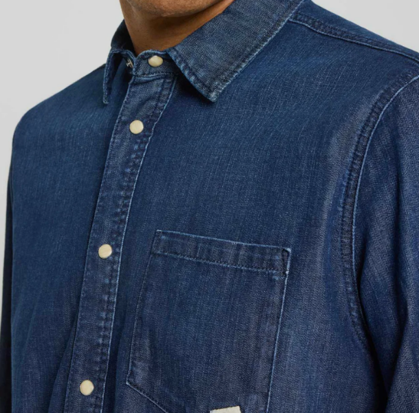 Chemise Mixte Homme Blue de chez PULLIN