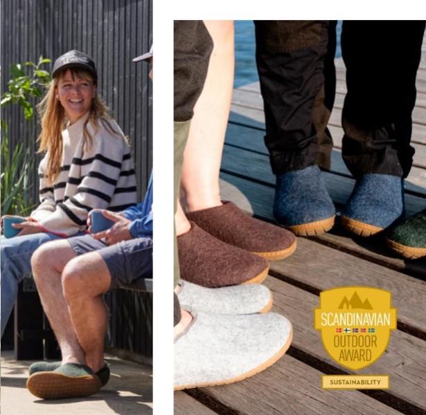 Pantoufles de qualité supérieure 100 % naturelles  5 couches de feutre