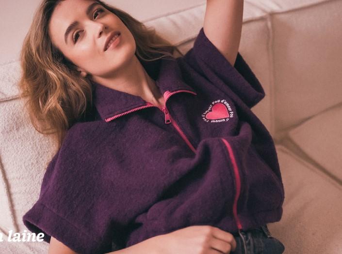 veste sans manche en laine de chez anouk et ninon