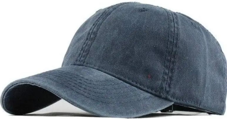 Casquette biker en jean de chez AUREGA