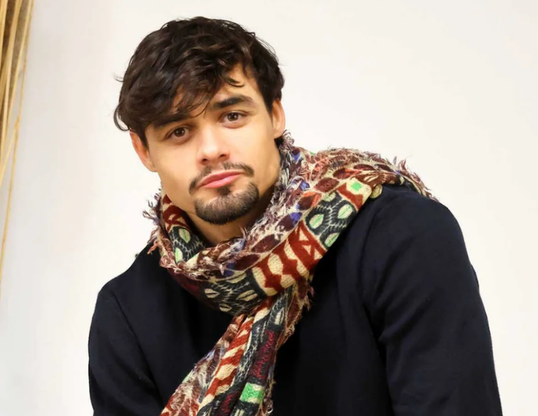 FOULARD EN LAINE NOÉ MULTICOLORE de chez MONSIEUR CHARLI