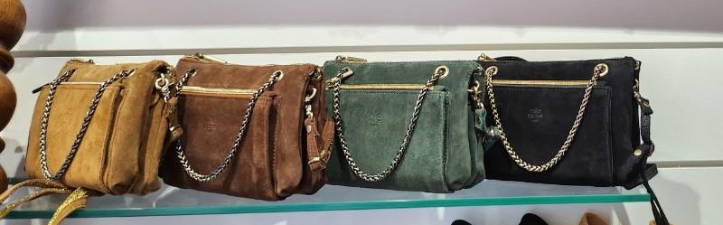 sac, banane, MILA LOUISE cuir 