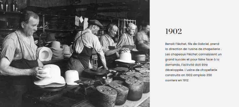 Chapeau de pluie FLECHET Fabrication française