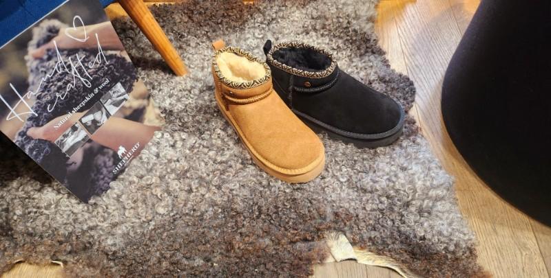 bottine en véritable mouton pour un hiver bien au chaud