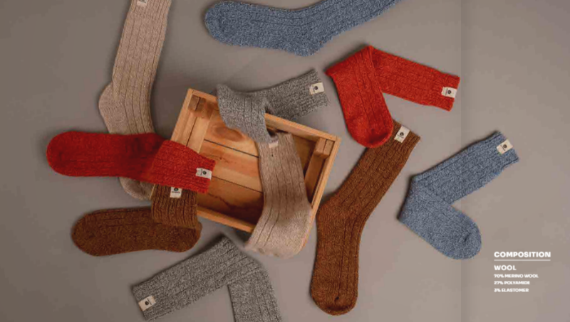 Chaussettes ASPEN de chez WOOLSENS