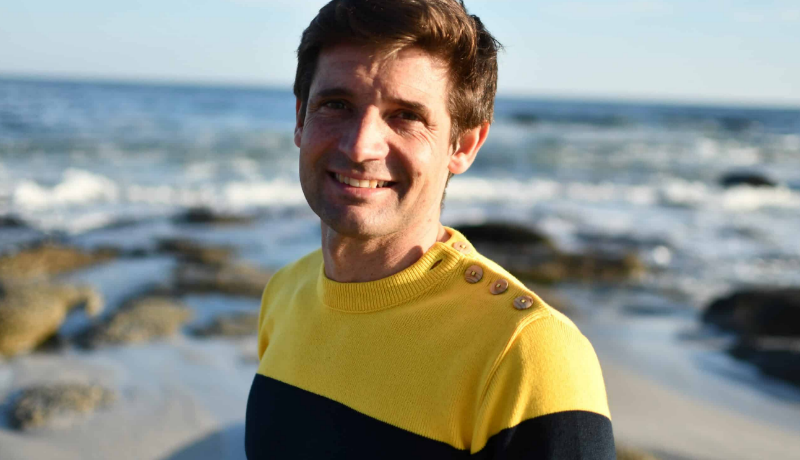 Pull marin homme bicolore – SANTIAGO de chez OPTIMIST'