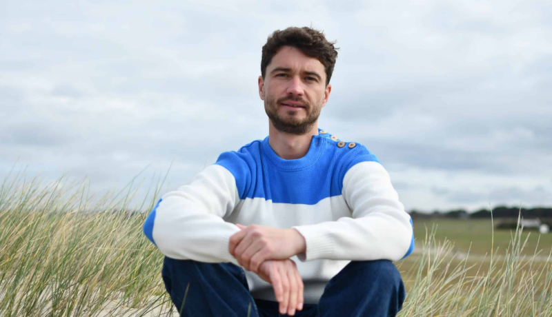 Pull marin homme bicolore – BRISBANE de chez OPTIMIST'