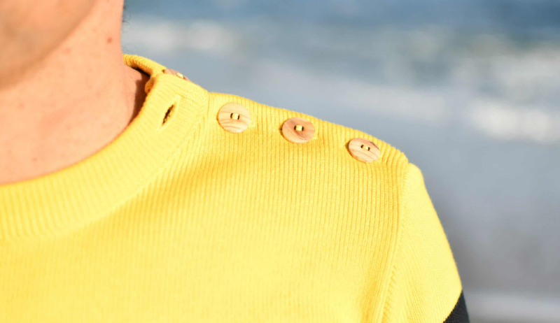 Pull marin homme bicolore – SANTIAGO de chez OPTIMIST'