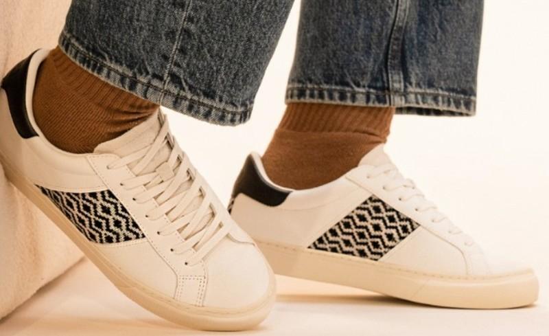 basket n'go recyclé , confort légèreté et voute plantaire pour une marche optimal