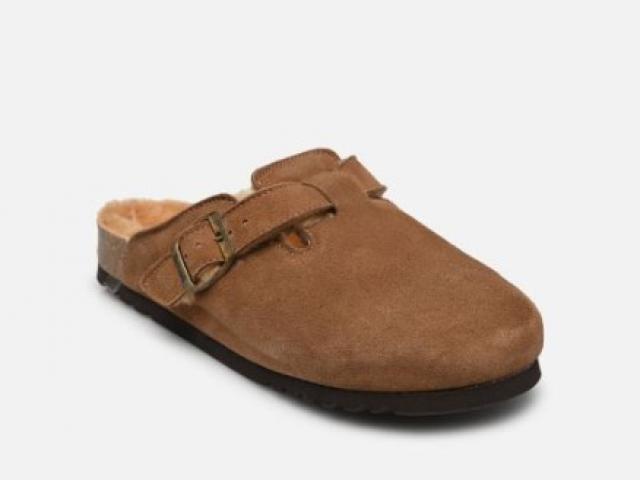 Sabot Scholl en mouton naturel voute plantaire ergonomique